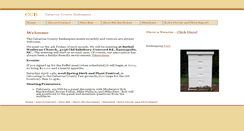 Desktop Screenshot of cabarrusbees.com